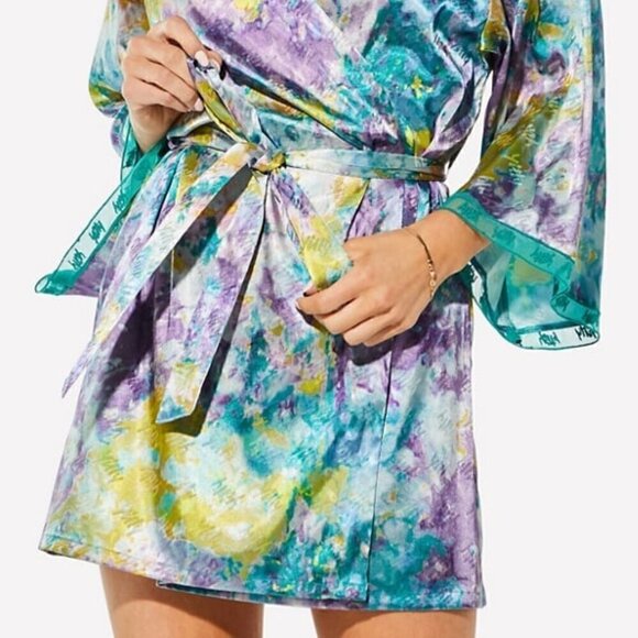 Yitty Sattin Pretty Mini Robe 3X - Picture 3 of 5